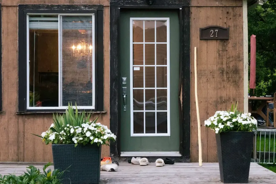 Front door and window of a rented house – residential locksmith Sheffield help for tenants from Locksmith Sheffield